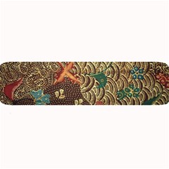 Art Traditional Flower  Batik Pattern Large Bar Mats by BangZart