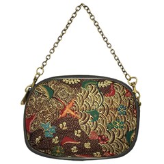 Art Traditional Flower  Batik Pattern Chain Purses (one Side)  by BangZart