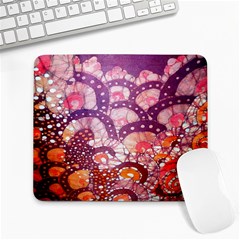 Colorful Art Traditional Batik Pattern Large Mousepads by BangZart