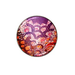 Colorful Art Traditional Batik Pattern Hat Clip Ball Marker (4 Pack) by BangZart