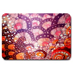 Colorful Art Traditional Batik Pattern Large Doormat  by BangZart