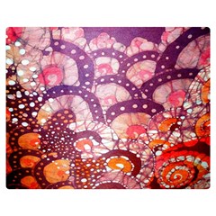 Colorful Art Traditional Batik Pattern Double Sided Flano Blanket (medium)  by BangZart