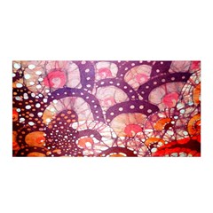 Colorful Art Traditional Batik Pattern Satin Wrap by BangZart