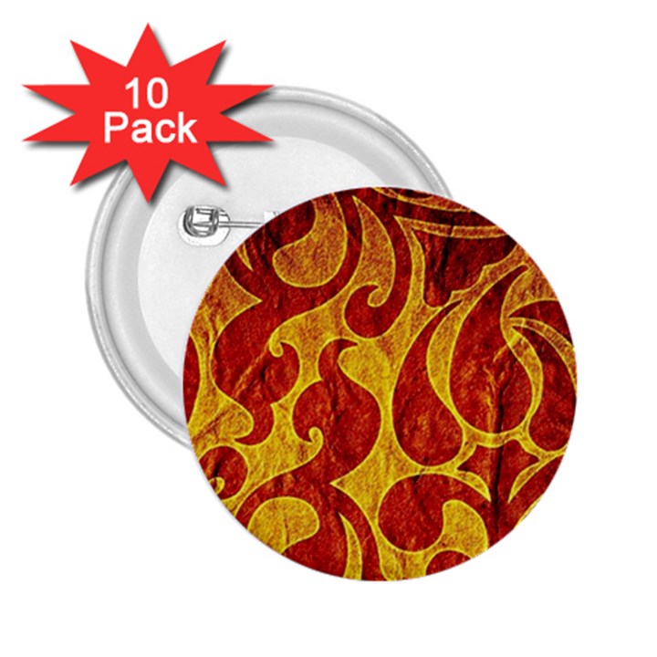 Abstract Pattern 2.25  Buttons (10 pack) 