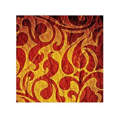 Abstract Pattern Small Satin Scarf (square)