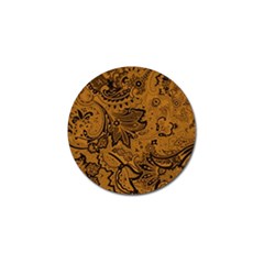 Art Traditional Batik Flower Pattern Golf Ball Marker by BangZart