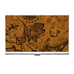 Art Traditional Batik Flower Pattern Business Card Holders Front