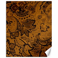 Art Traditional Batik Flower Pattern Canvas 16  X 20   by BangZart