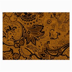 Art Traditional Batik Flower Pattern Large Glasses Cloth (2-side) by BangZart