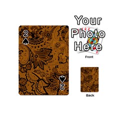 Art Traditional Batik Flower Pattern Playing Cards 54 (mini)  by BangZart