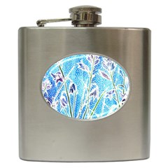 Art Batik Flowers Pattern Hip Flask (6 Oz) by BangZart