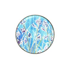 Art Batik Flowers Pattern Hat Clip Ball Marker (4 Pack) by BangZart