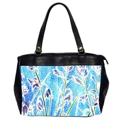 Art Batik Flowers Pattern Office Handbags (2 Sides) 