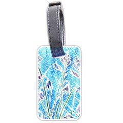 Art Batik Flowers Pattern Luggage Tags (one Side)  by BangZart