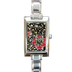 Art Batik Pattern Rectangle Italian Charm Watch by BangZart