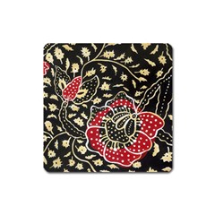 Art Batik Pattern Square Magnet by BangZart