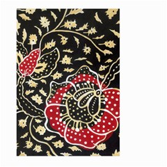 Art Batik Pattern Large Garden Flag (two Sides) by BangZart