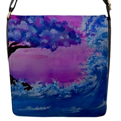 Rising To Touch You Flap Messenger Bag (s) by Dimkad