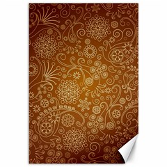 Batik Art Pattern Canvas 12  X 18   by BangZart