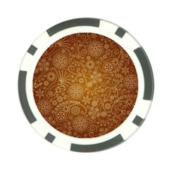 Batik Art Pattern Poker Chip Card Guard by BangZart