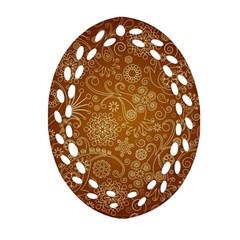 Batik Art Pattern Ornament (oval Filigree)