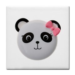 Pretty Cute Panda Tile Coasters by BangZart