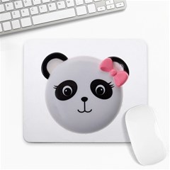 Pretty Cute Panda Large Mousepads by BangZart