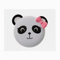 Pretty Cute Panda Small Glasses Cloth by BangZart