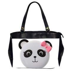 Pretty Cute Panda Office Handbags (2 Sides)  by BangZart