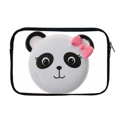 Pretty Cute Panda Apple Macbook Pro 17  Zipper Case by BangZart