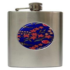 Batik  Fabric Hip Flask (6 Oz) by BangZart