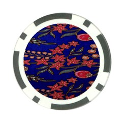 Batik  Fabric Poker Chip Card Guard by BangZart