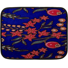 Batik  Fabric Double Sided Fleece Blanket (mini)  by BangZart