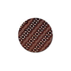 Art Traditional Batik Pattern Golf Ball Marker by BangZart