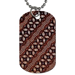 Art Traditional Batik Pattern Dog Tag (two Sides) by BangZart