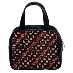 Art Traditional Batik Pattern Classic Handbags (2 Sides) by BangZart