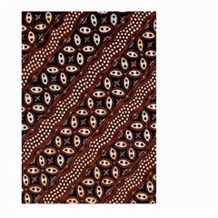 Art Traditional Batik Pattern Large Garden Flag (two Sides) by BangZart