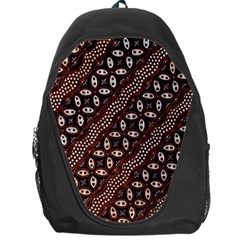 Art Traditional Batik Pattern Backpack Bag by BangZart