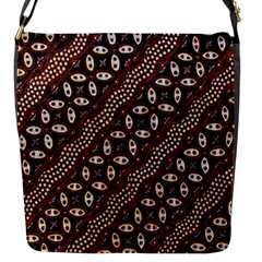 Art Traditional Batik Pattern Flap Messenger Bag (s) by BangZart