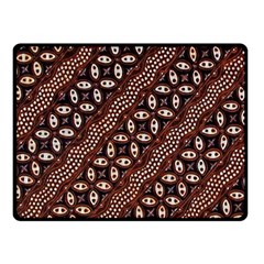 Art Traditional Batik Pattern Double Sided Fleece Blanket (small)  by BangZart