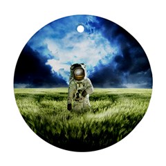 Astronaut Ornament (round) by BangZart