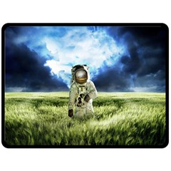 Astronaut Fleece Blanket (large)  by BangZart