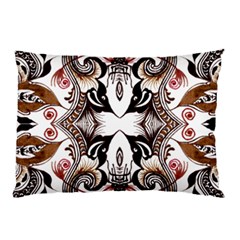 Art Traditional Batik Flower Pattern Pillow Case by BangZart