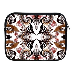 Art Traditional Batik Flower Pattern Apple Ipad 2/3/4 Zipper Cases by BangZart