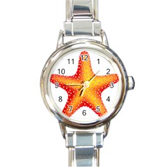 Starfish Round Italian Charm Watch by BangZart