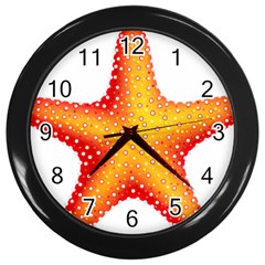 Starfish Wall Clocks (black) by BangZart