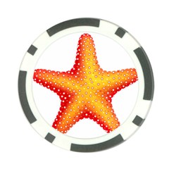 Starfish Poker Chip Card Guard (10 Pack) by BangZart