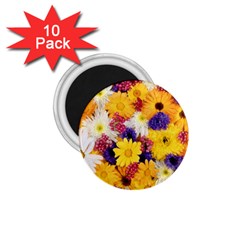 Colorful Flowers Pattern 1 75  Magnets (10 Pack)  by BangZart