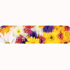 Colorful Flowers Pattern Large Bar Mats by BangZart