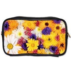 Colorful Flowers Pattern Toiletries Bags 2-side by BangZart